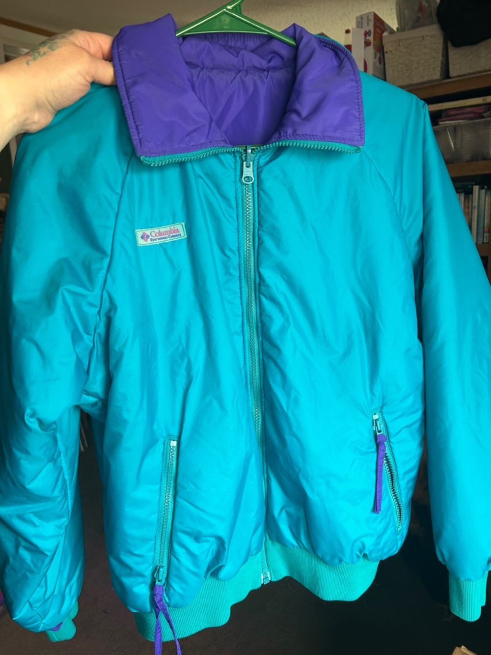 Vintage Columbia Reversible Jacket- Women’s Medium